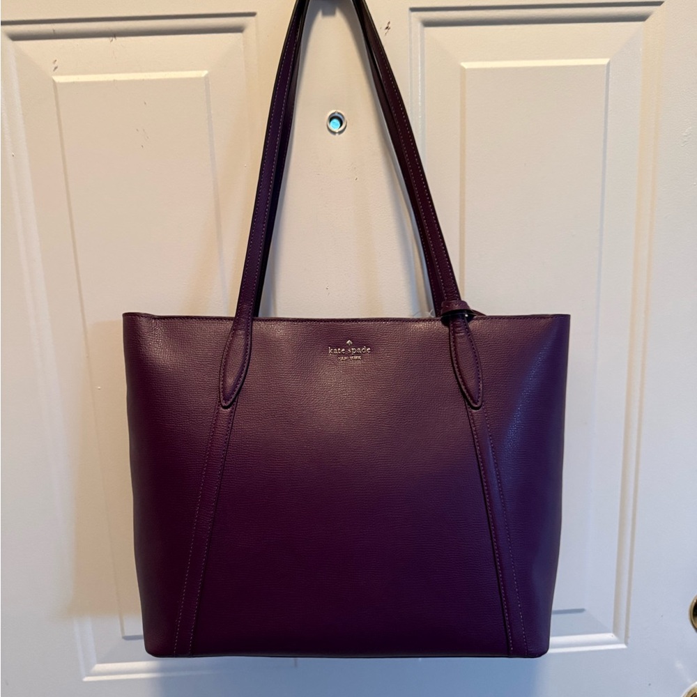 NWT Kate Spade Deep Purple Tote Bag